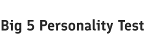 Big 5 Personality Test